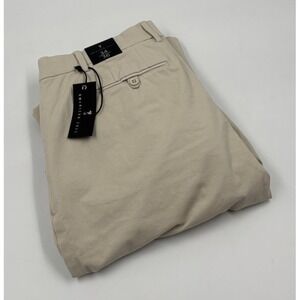 NWT American Tall Men's 34/36 J1 Straight Fit Tan Chino Cotton Khakis‎